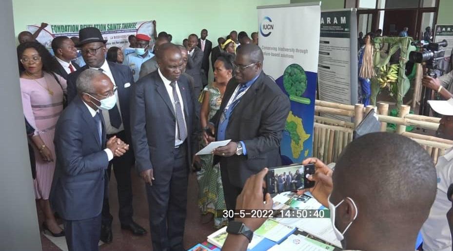 Visite du stand de l'UICN