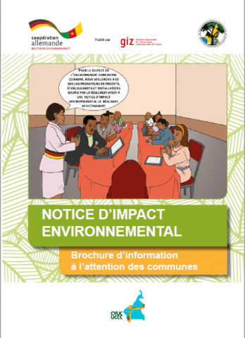Couverture de la notice d'impact environnemental Couverture de la notice d'impact environnemental