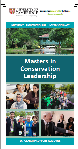 Cover flyer of master in conservation leadership