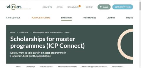 scholarship for master programmes